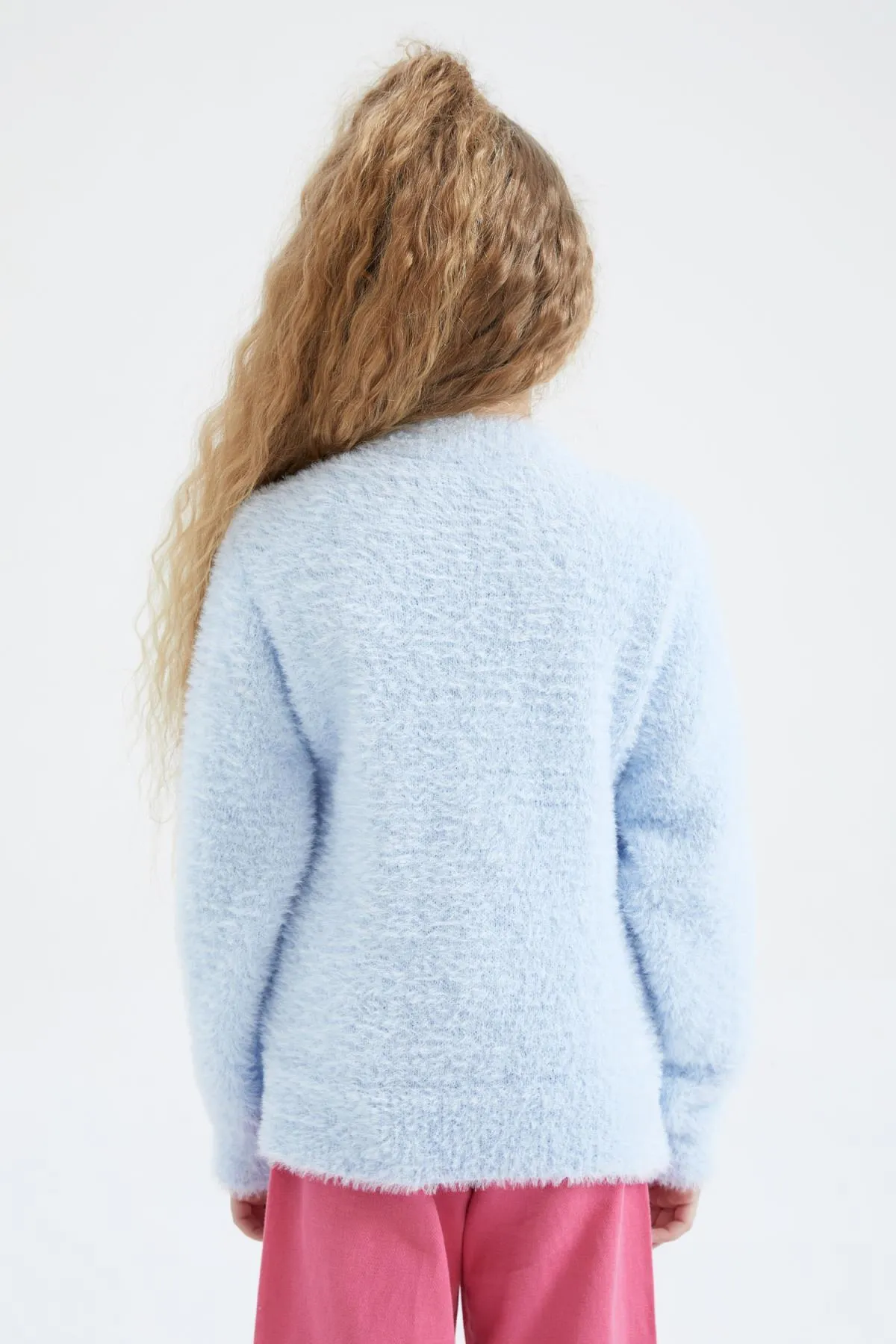 DeFacto  Weicher Mädchenpullover mit Rundhalsausschnitt
