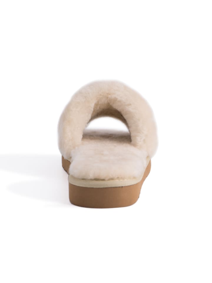 Aus Wooli Slipper Rosebay in Tan günstig kaufen 41