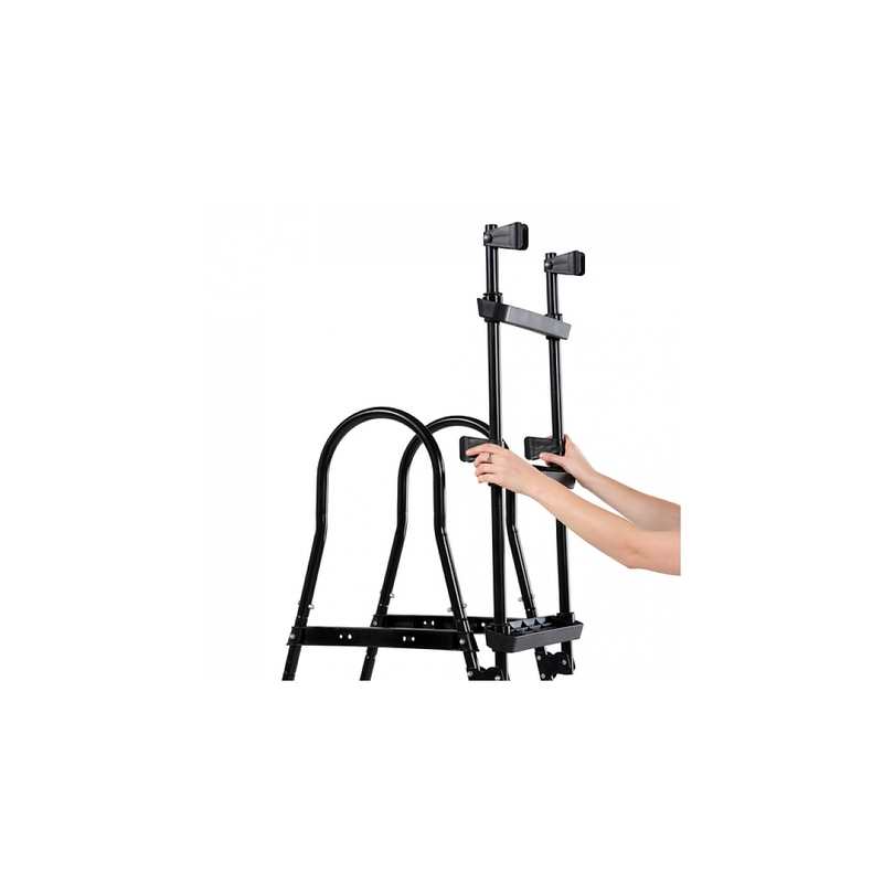 Échelle de piscine pour hauteur de cadre 91-107cm noir