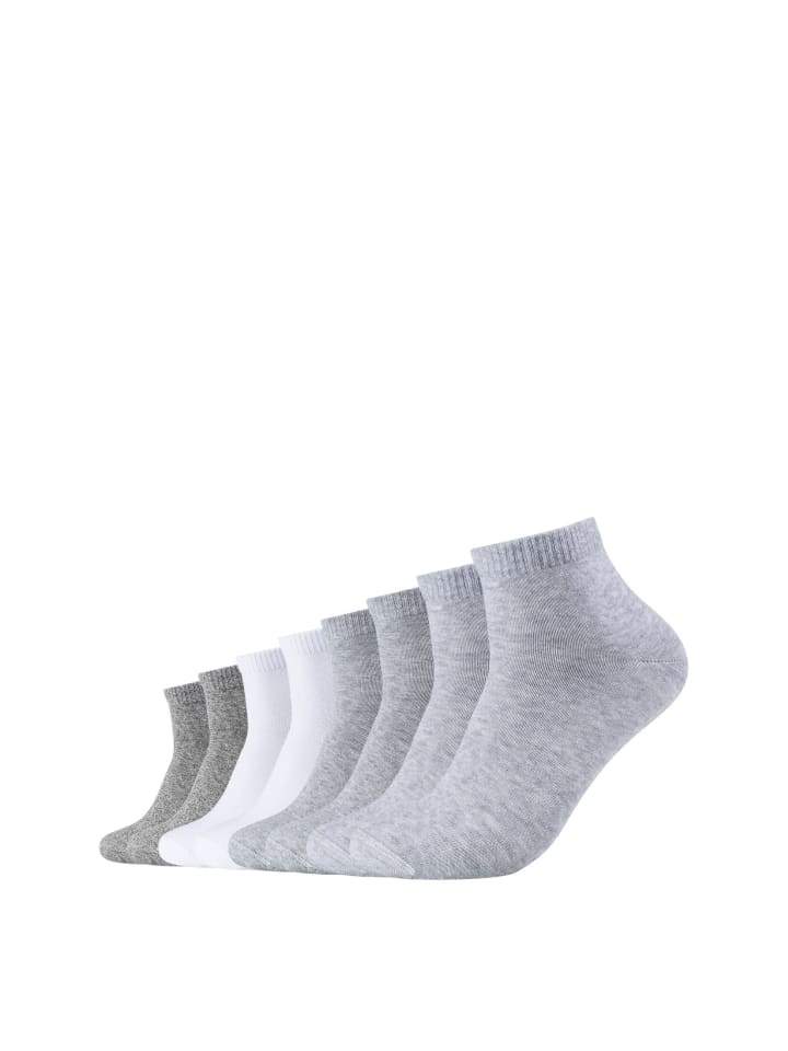 S. Oliver Kurzsocken 8er Pack essentials in white mouliné mix günstig kaufen