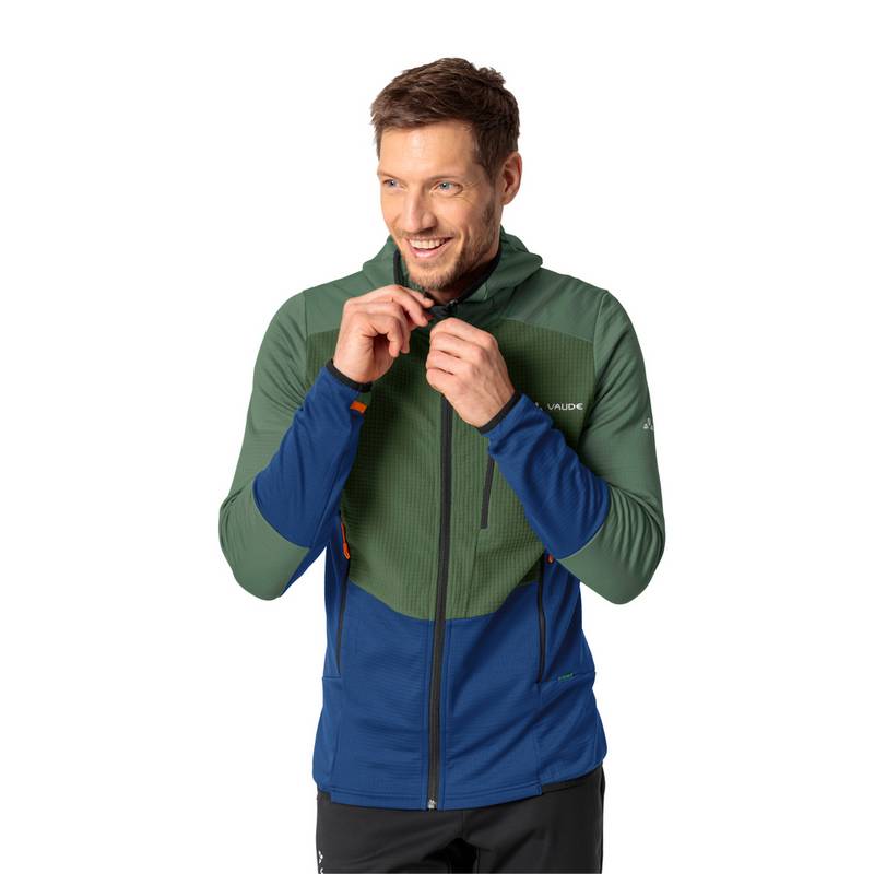 VAUDE Men's Monviso Hooded Grid Fleece Jacket Outdoorjacke Herren