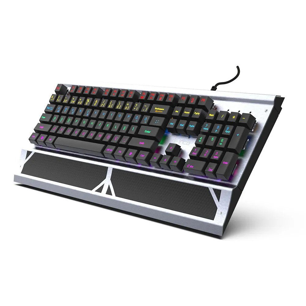 INCA Gaming Set 4in1 RGB Gaming-Tastatur Gaming-Maus, Mauspad und Headset Gaming-Headset