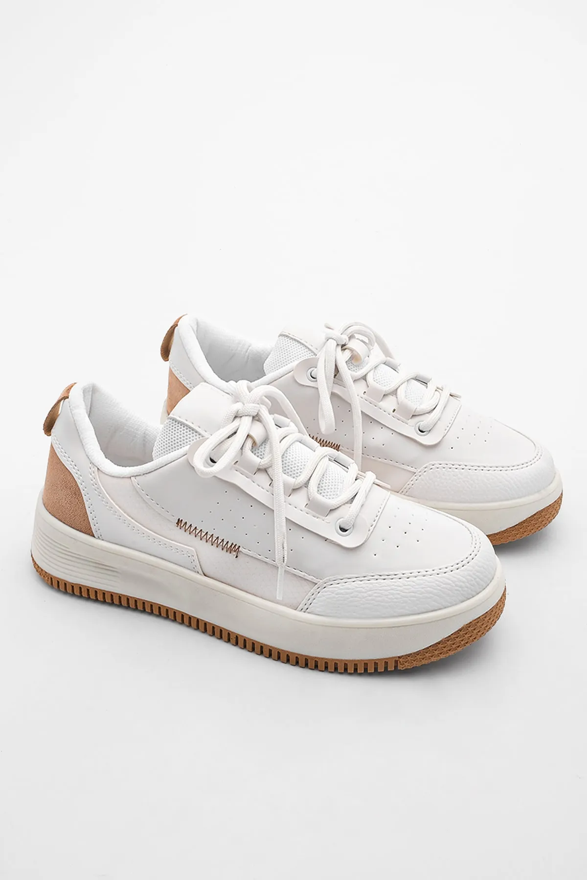 Marjin  Sneaker - Weiß - Flacher Absatz