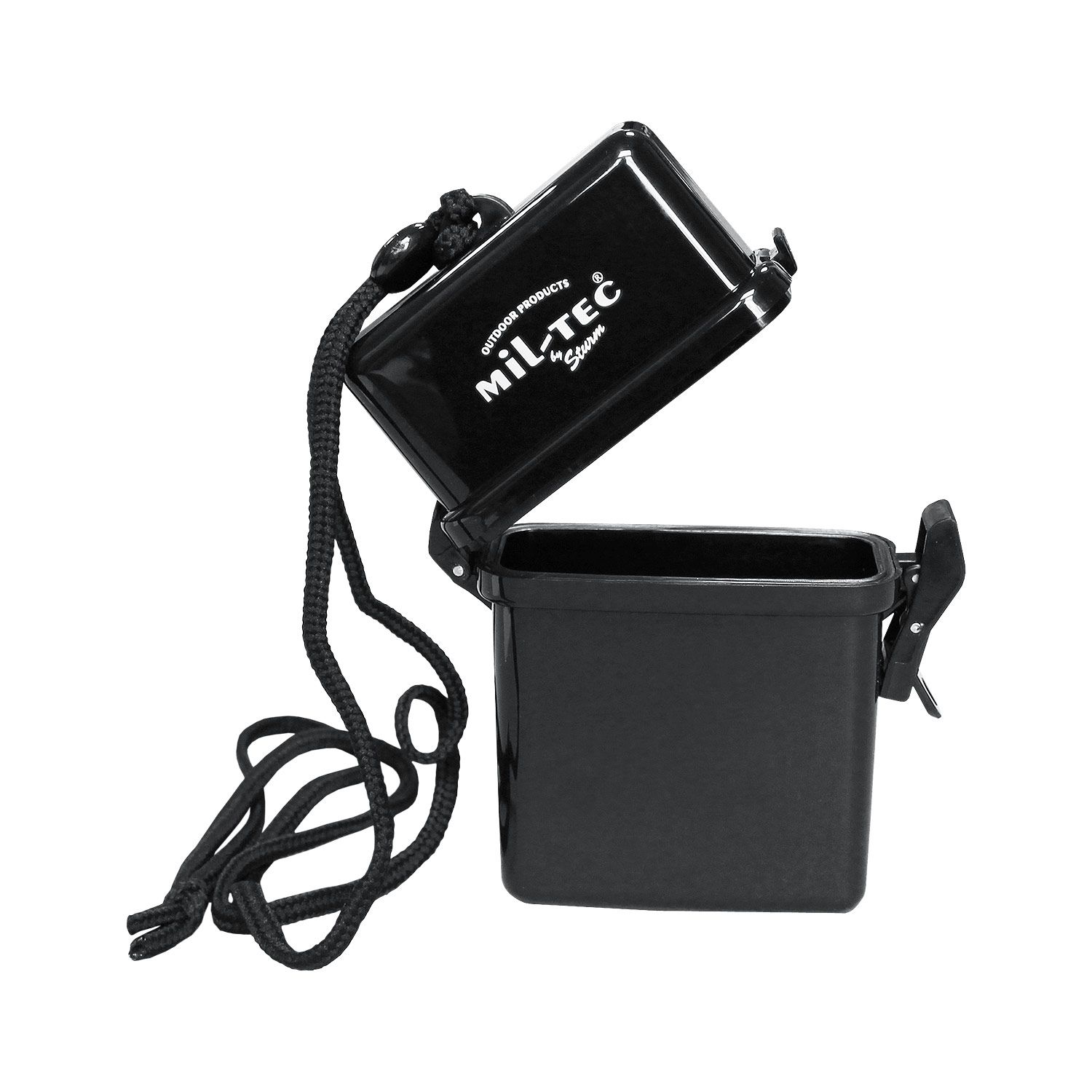 Transportbox wasserdicht m. Nackenband schwarz