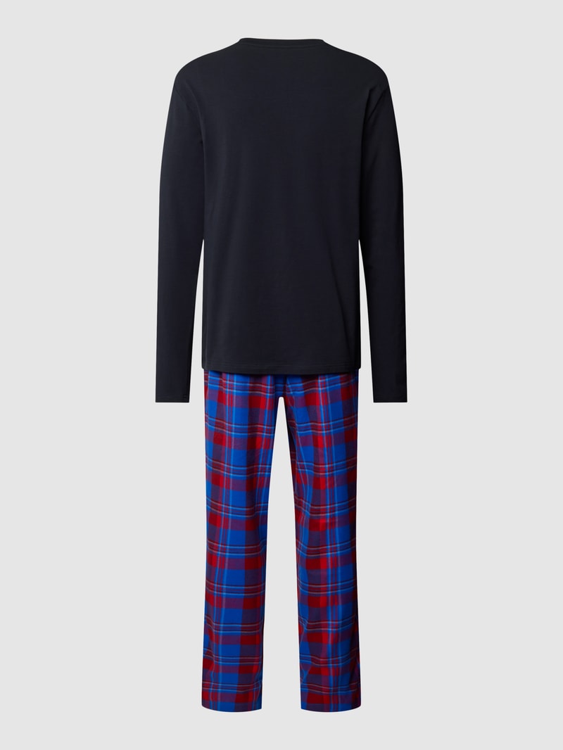 Homeslipper- und Pyjama-Set in royalblau