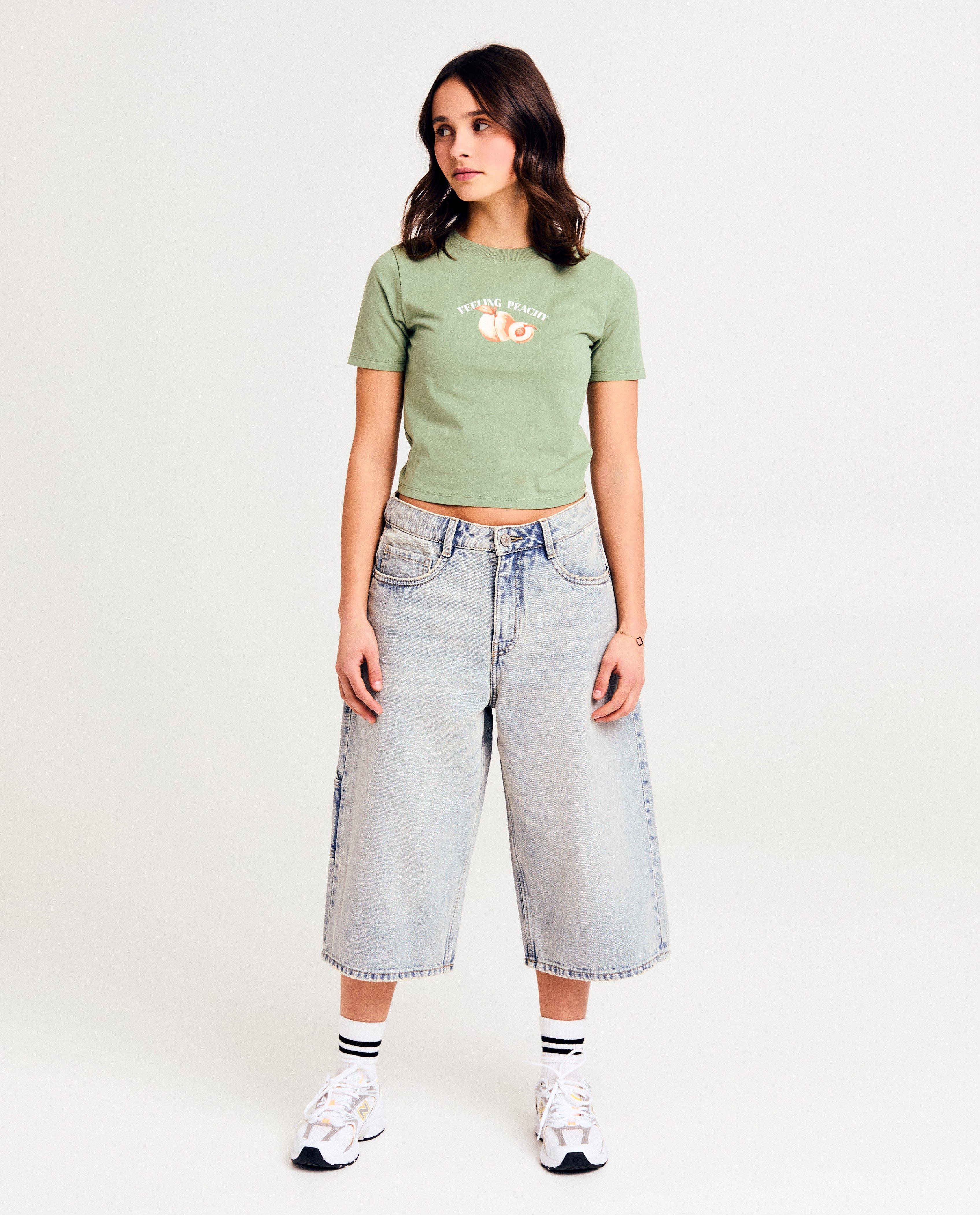 Pantaloni scurți din denim albastru deschis Groggy, albastru deschis