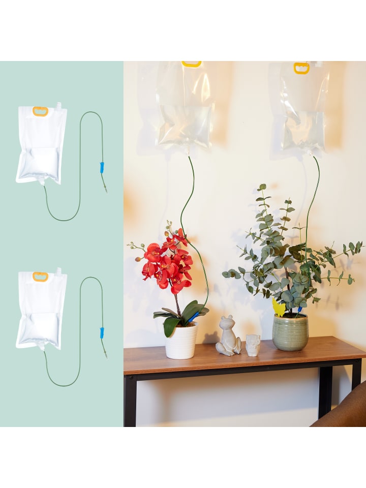 relaxdays 4 x Tropfbewässerungsbeutel in Transparent - 3,5 Liter günstig kaufen onesize