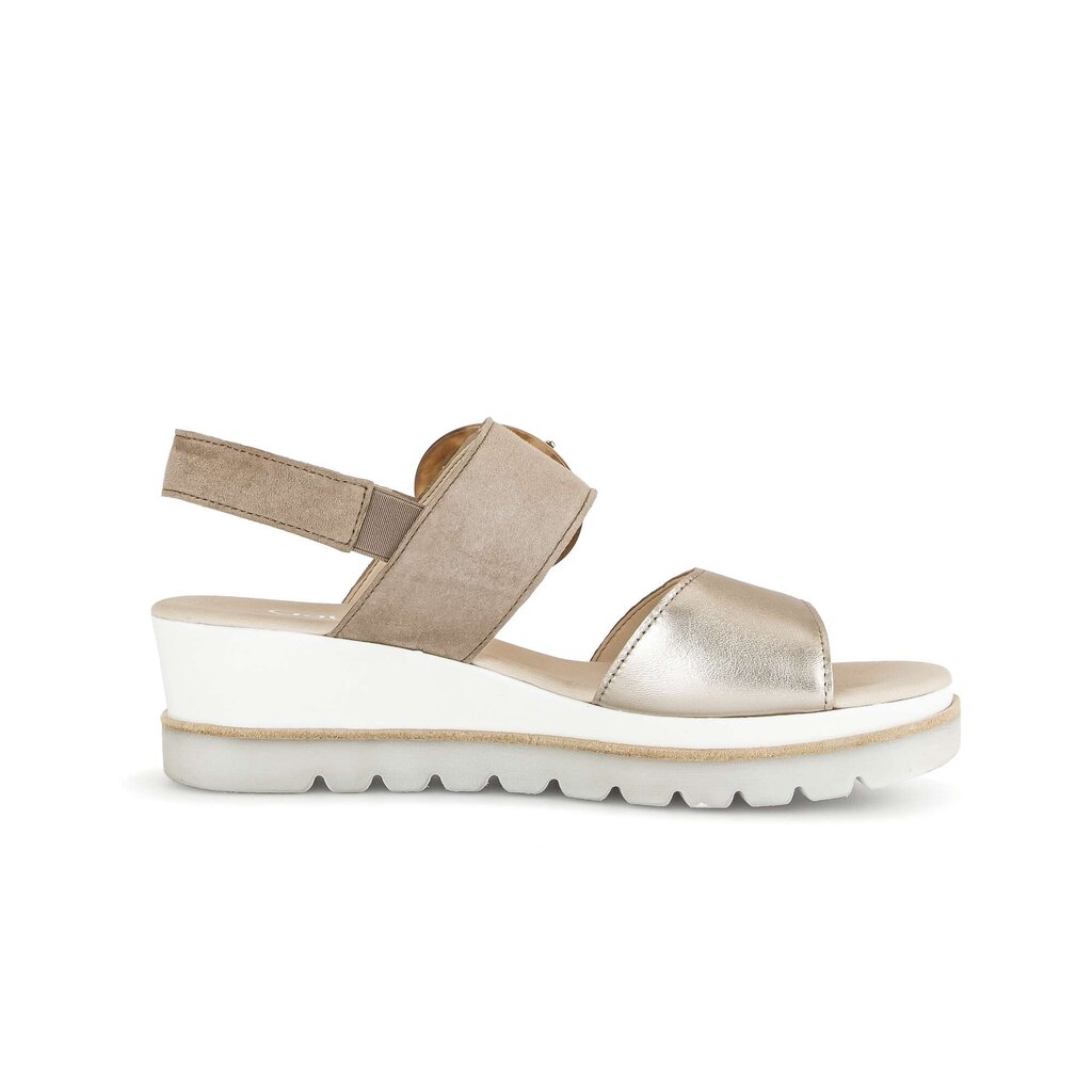 Gabor fashion Keilsandalette beige