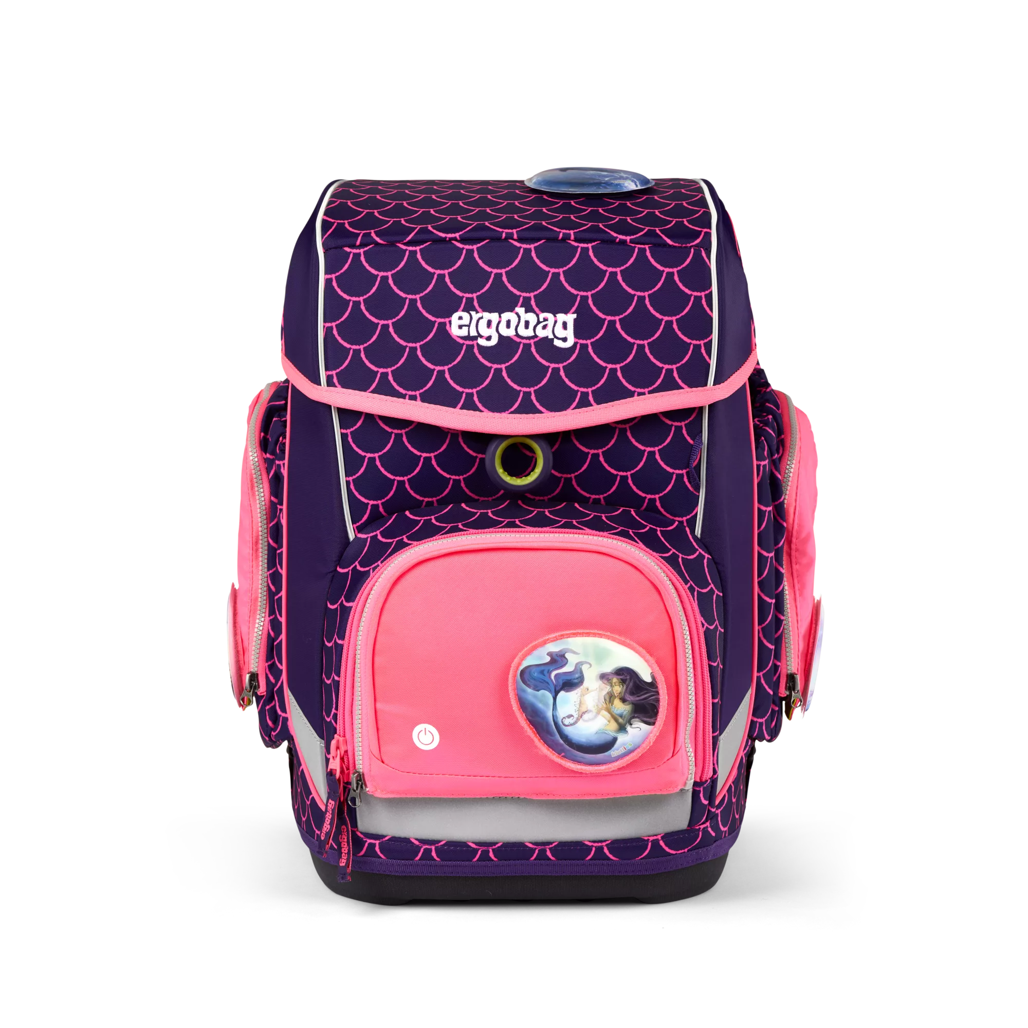 ergobag Fluo LED Zip Set Pink