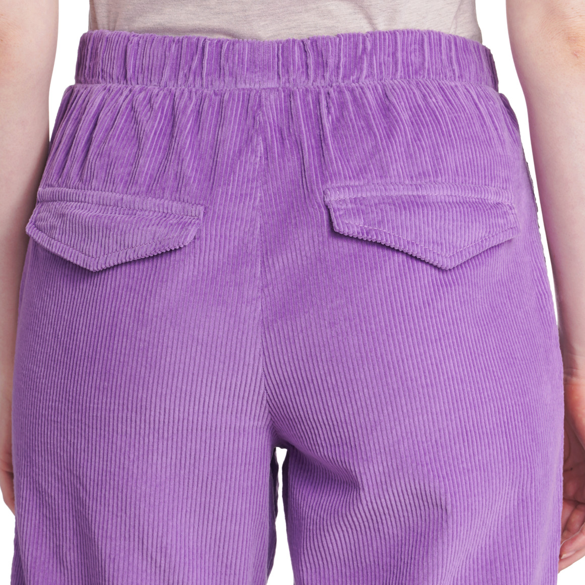 Damen Cordhose mit Elastikbund