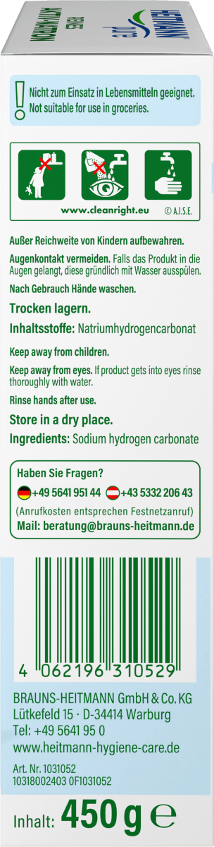 Pure Natron Aktiv Pulver, 450 g