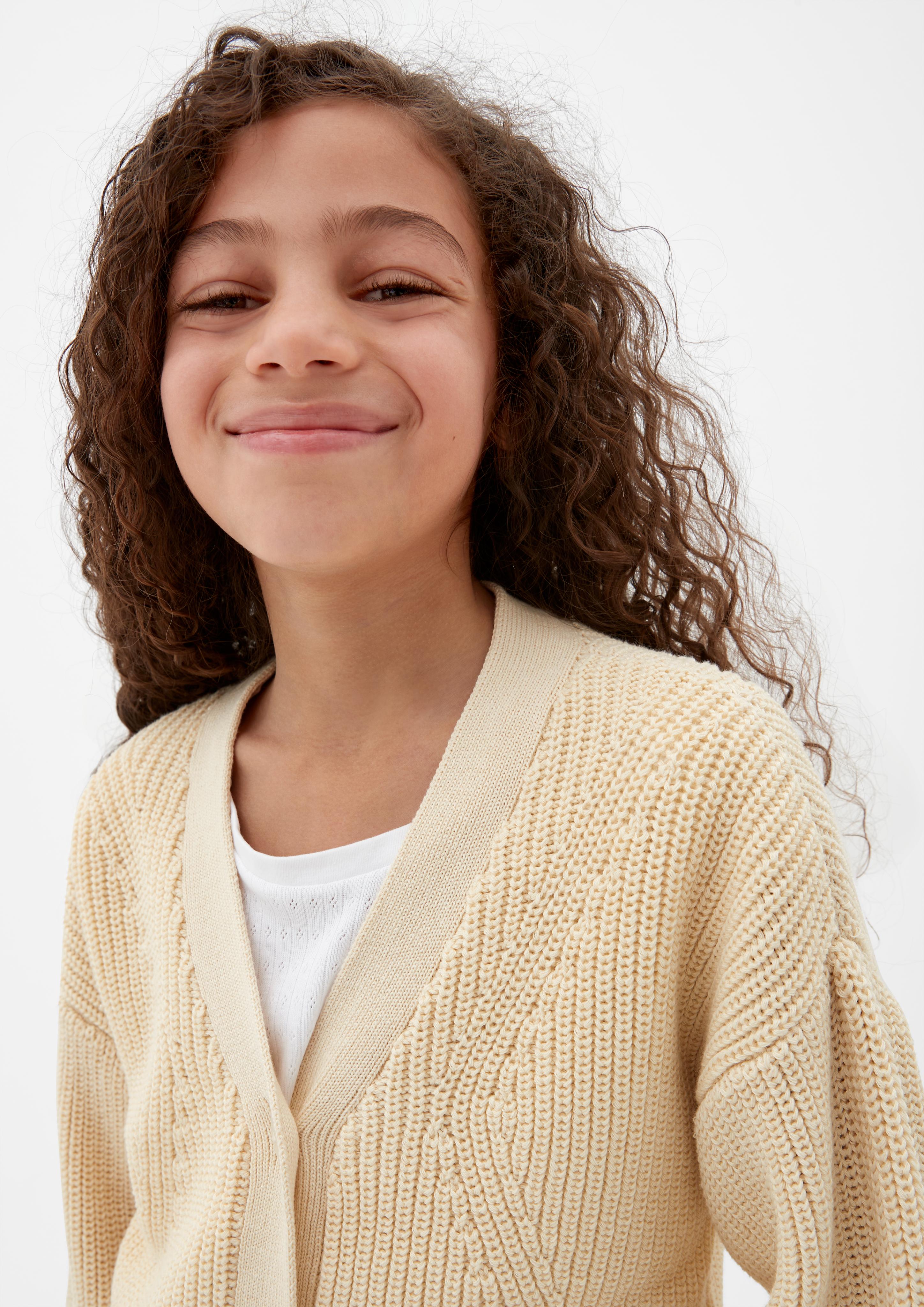 Strickjacke aus Baumwollmix  2128562-0805