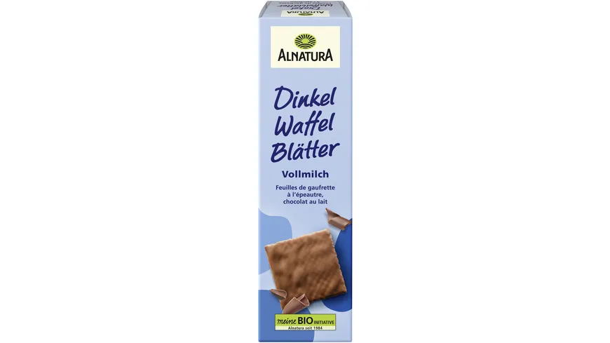 Alnatura Bio Dinkel-Waffelblätter, Vollmilch 125 g