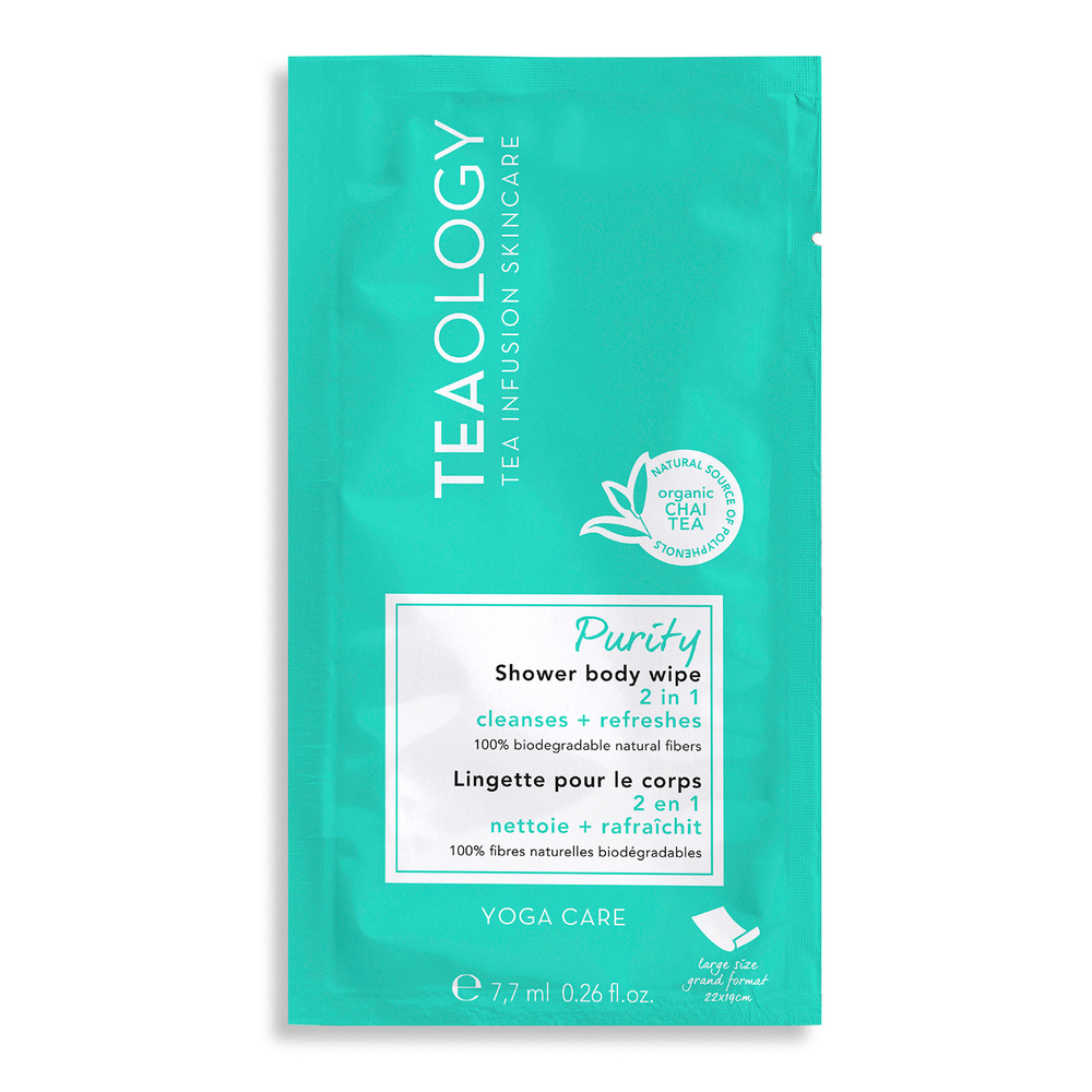 Teaology Puirty Shower Body Wipe Lingette pour le Corps