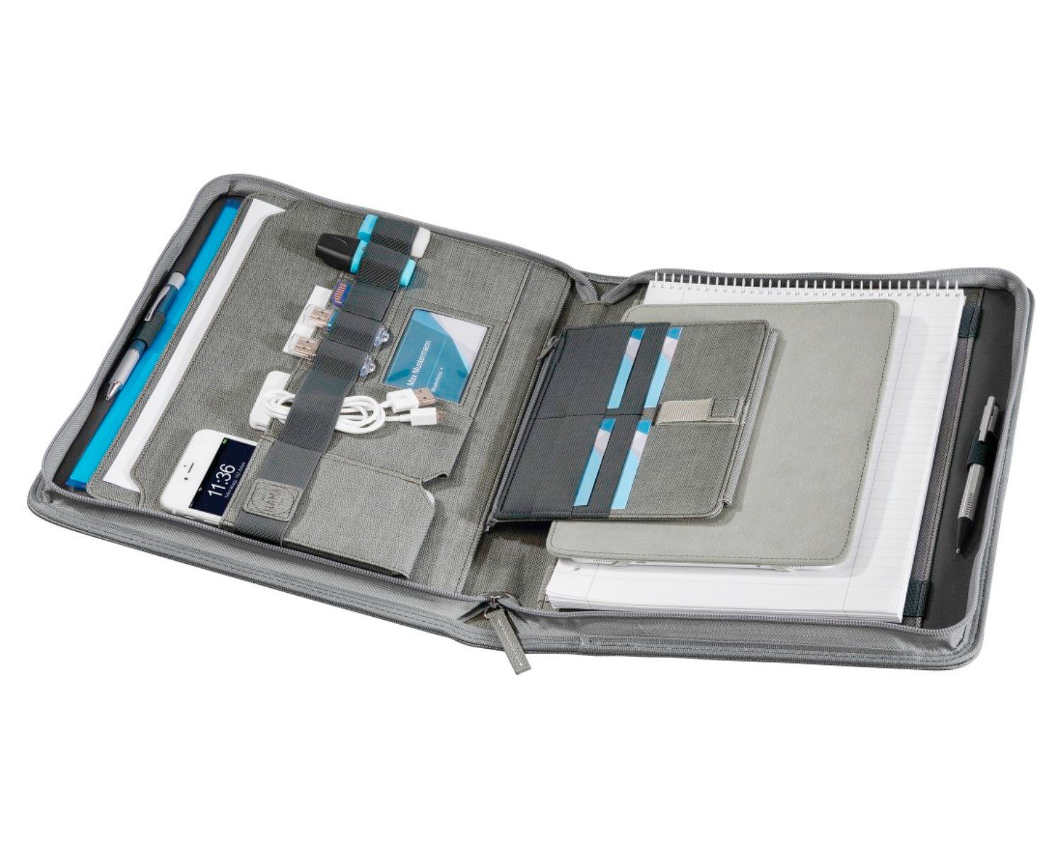 Hama Tablet-Hülle 3in1 Tablet-Organizer A4 Tasche Hülle, Business Case für 9,7