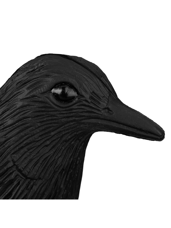 relaxdays 2 x Gartenfigur Vogel in Schwarz/ Weiß günstig kaufen onesize