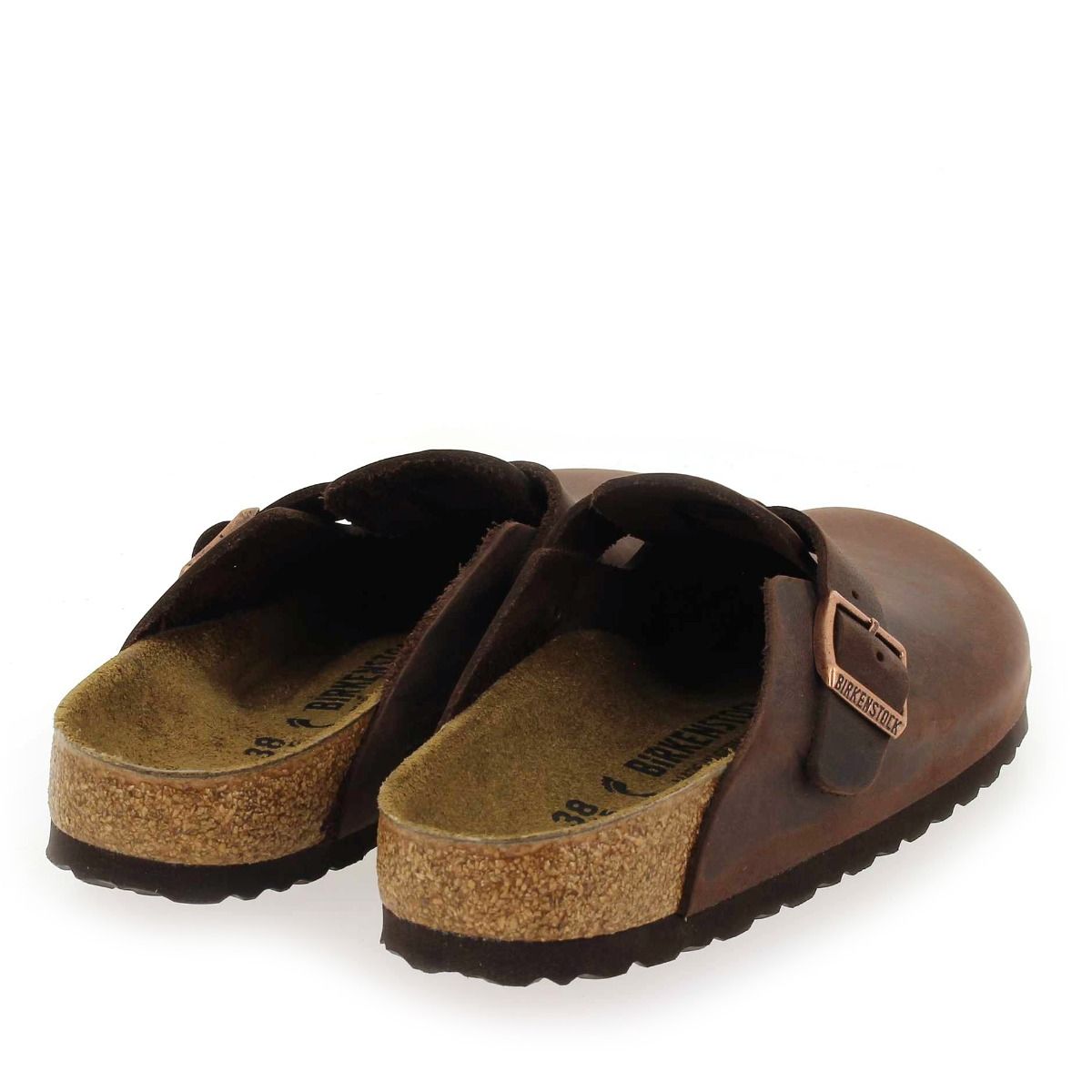 Birkenstock  BOSTON OILED LEATHER - Marron
