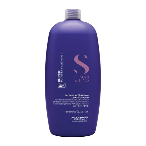 Alfaparf Milano Semi Di Lino Blonde Intense Anti-Gul Shampoo med Lavt Sølvindhold 1000 ml
