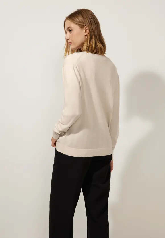 Street One Cardigan mit V-Ausschnitt