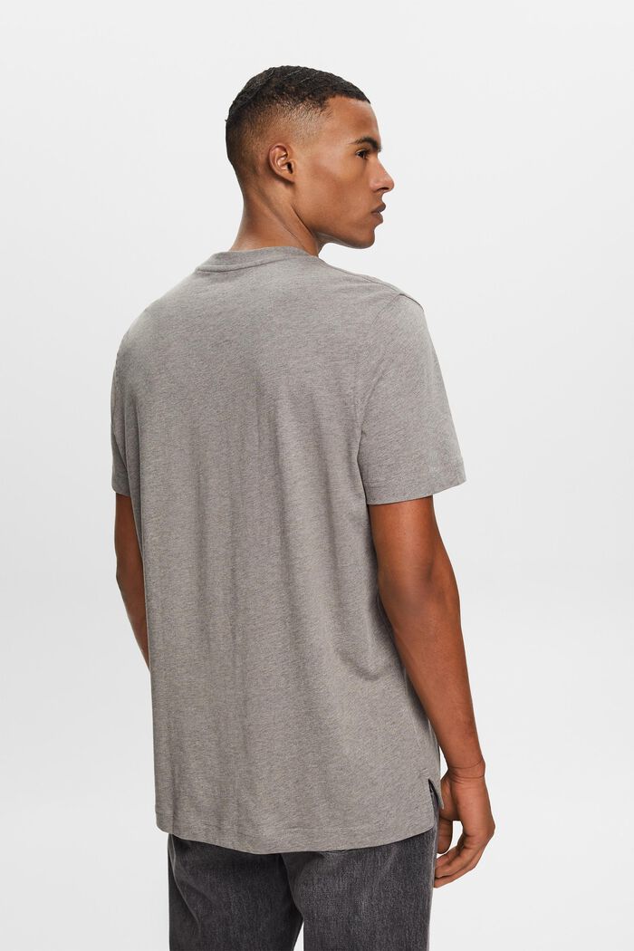 Rundhals-T-Shirt, 100 % Baumwolle