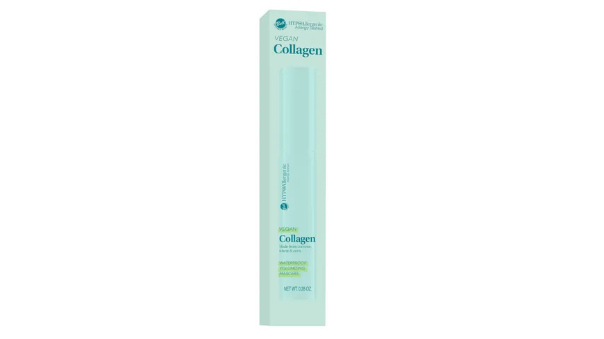 HYPOAllergenic Vegan Collagen Waterproof Volumizing Mascara schwarz