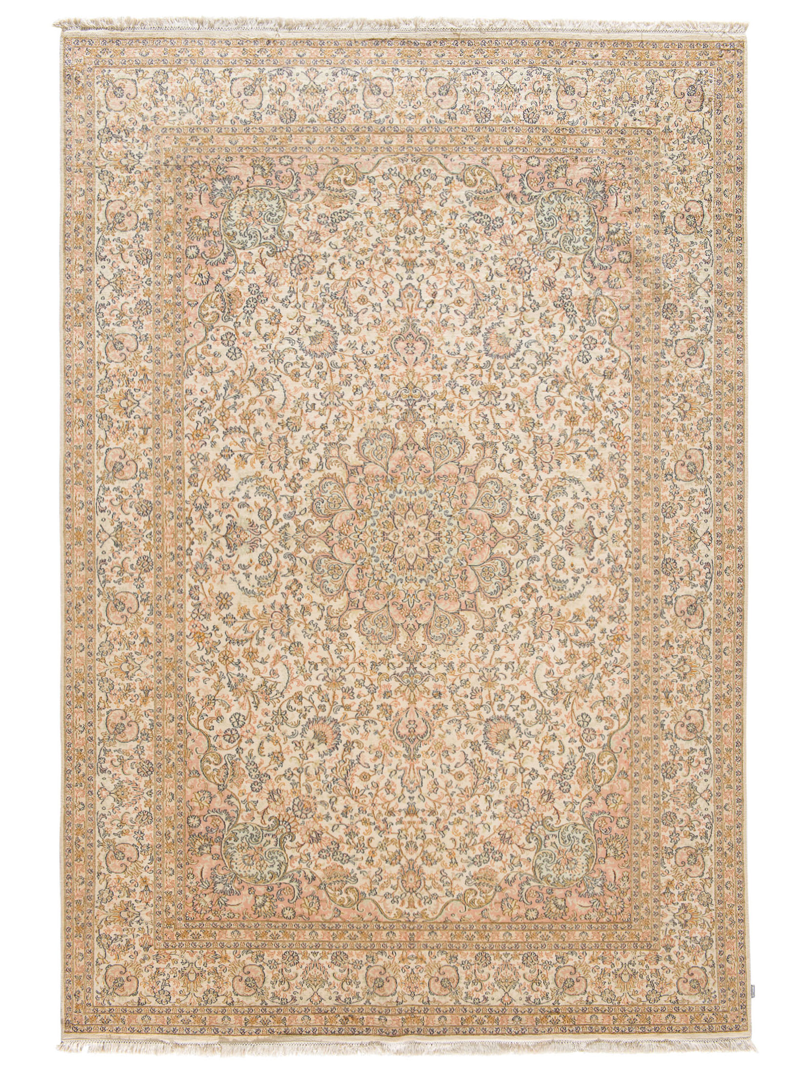 Kaschmir Seide 18/18 ca. 215 x 312 cm, Unikat / Einzelstück