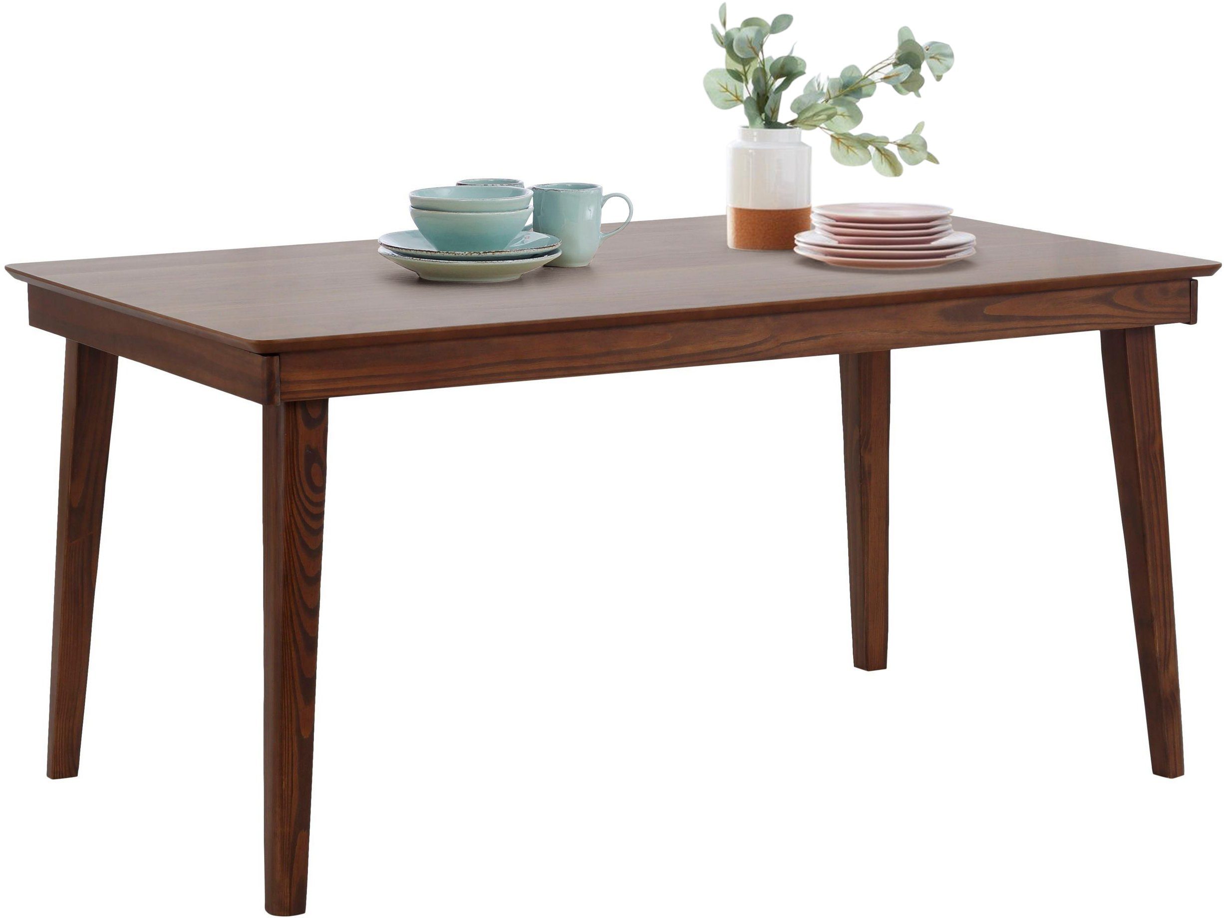 loft24 Esstisch Winston, mit Ausziehfunktion, FSC®-zertifiziert, Landhausstil, 150-228 cm