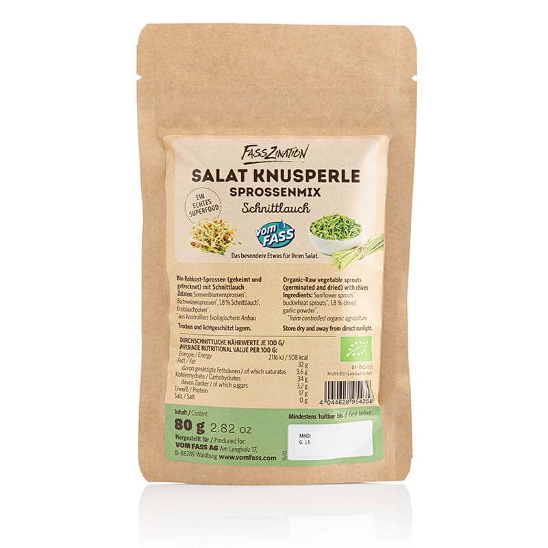 Bio-Salat Knusperle Sprossenmix Schnittlauch