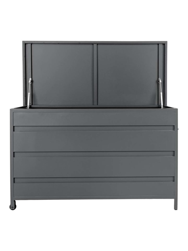 ebuy24 Kissenbox Cassis Grau 160 x 82 cm günstig kaufen onesize