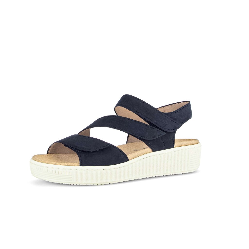 Gabor fashion Plateau Sandale blau