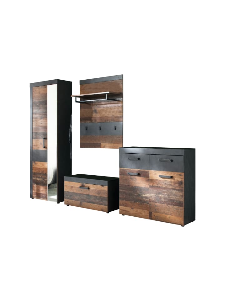 ebuy24 Garderobenaufstellung Irwin G Braun 265 x 37 cm günstig kaufen onesize