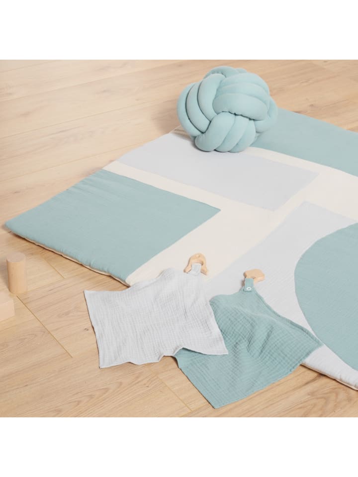 nordic coast company  Kuscheltuch Musselin Rakete Grau günstig kaufen onesize
