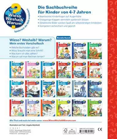 Ravensburger Wieso? Weshalb? Warum?: Mein erstes Vorschulbuch