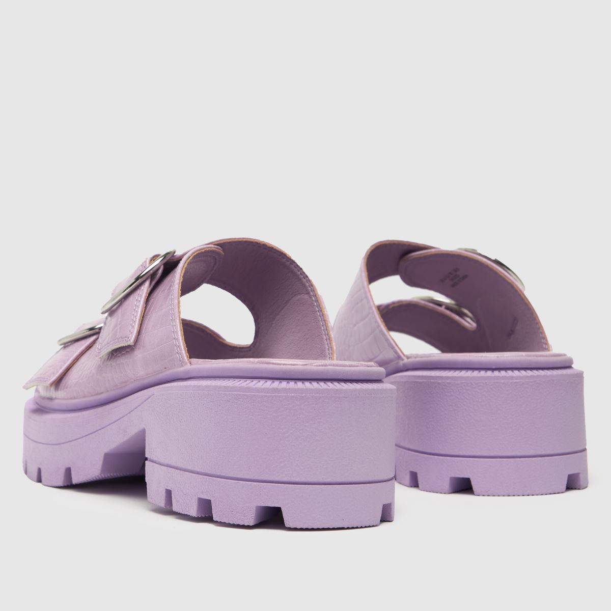 Shellys London – Annie – Lila grova sandaler med tå