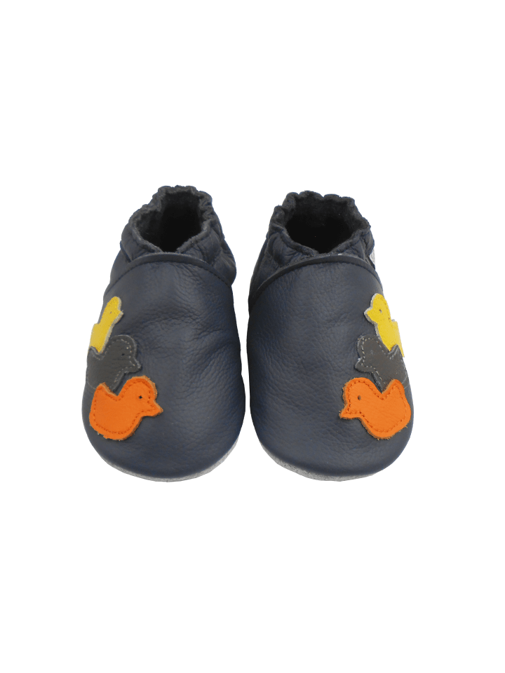 Yalion Leder-Krabbelschuhe 