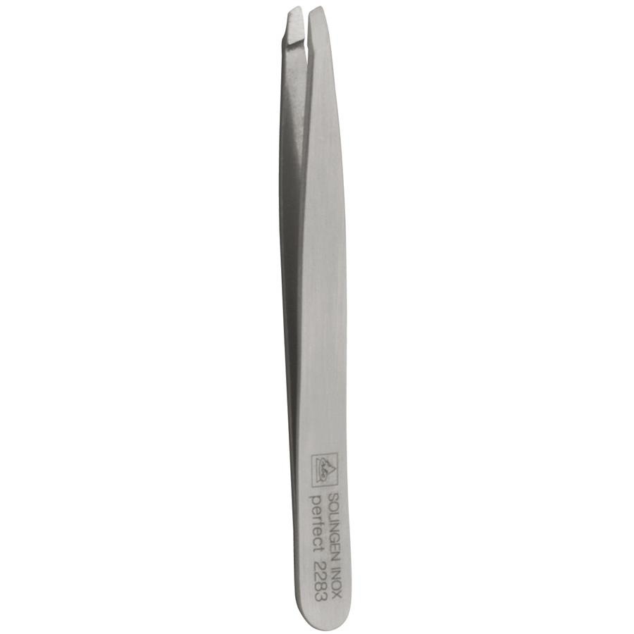 Pinzette, rostfrei, schräg, 9,7 cm