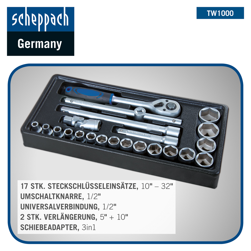 Scheppach Werkstattwagen TW1000 263 tlg.