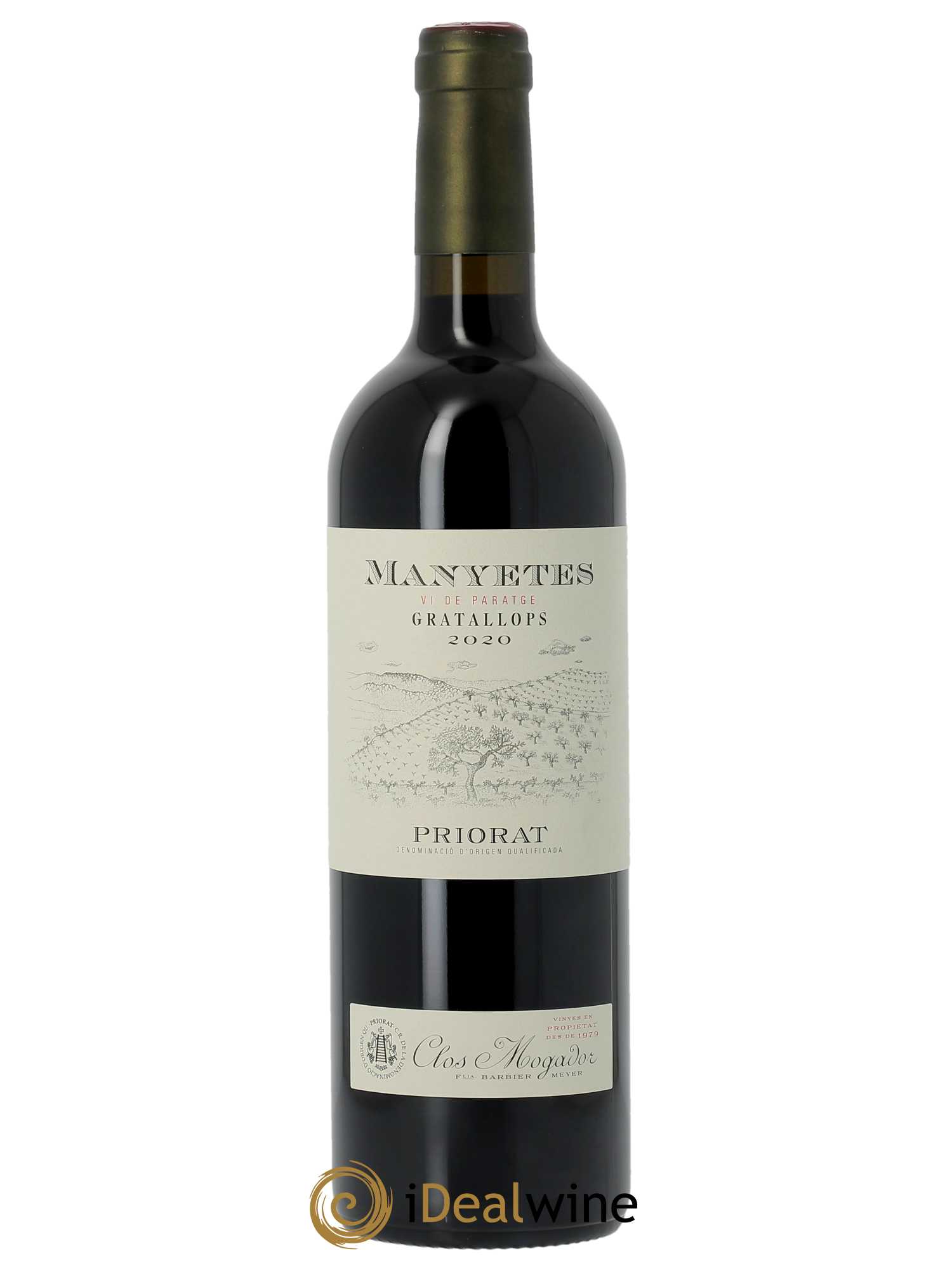 Priorat Clos Mogador Manyetes René Barbier  2020 - Lot de 1 Bouteille