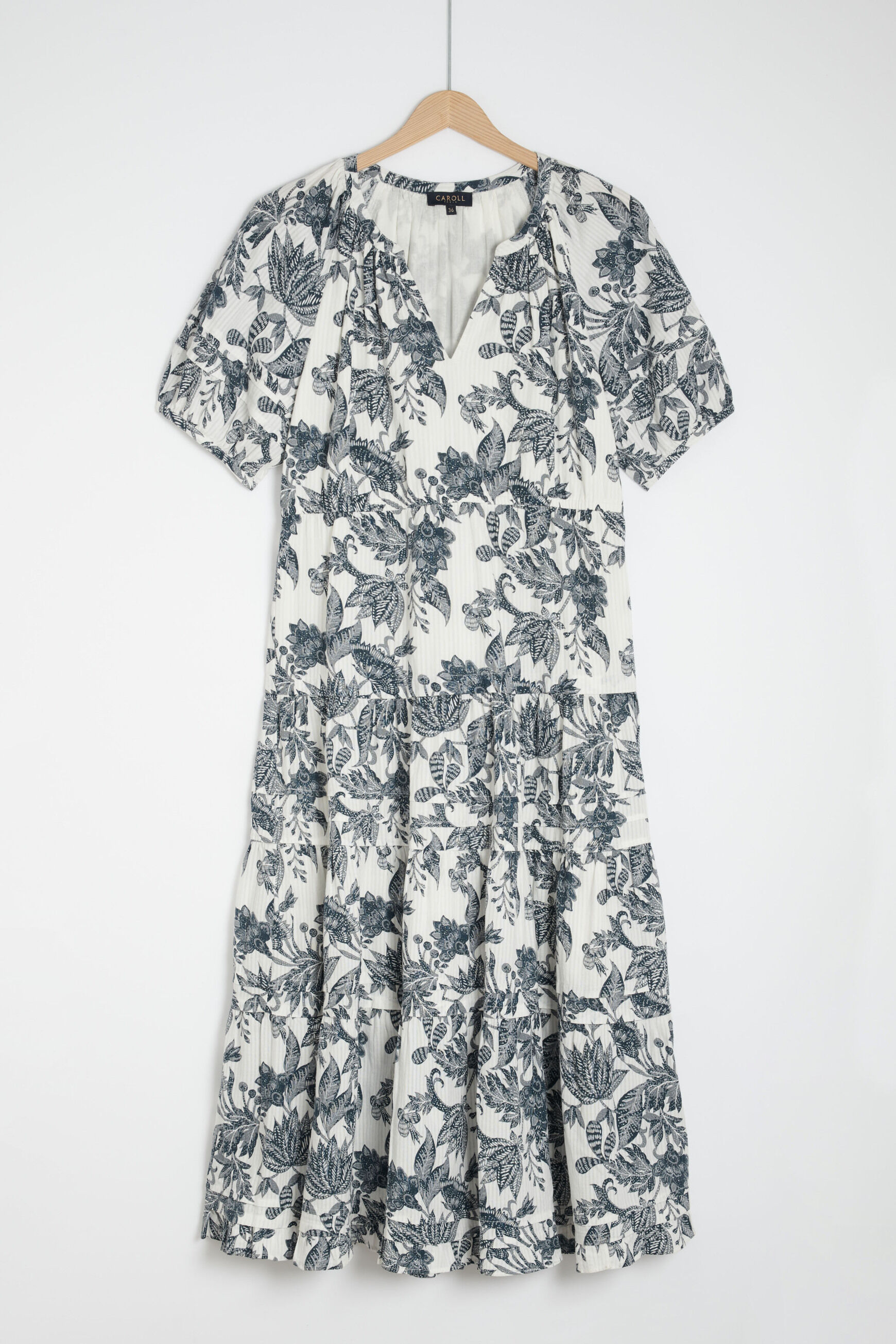 robe utha print ivoire femme