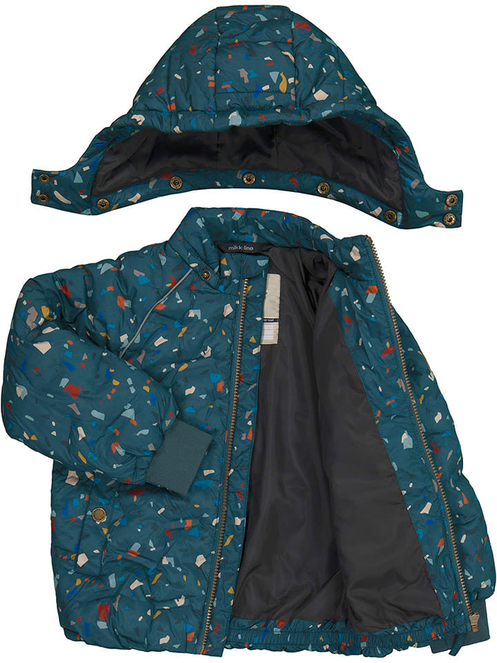 mikk-line Winterjacke in Blau/ Bunt günstig kaufen