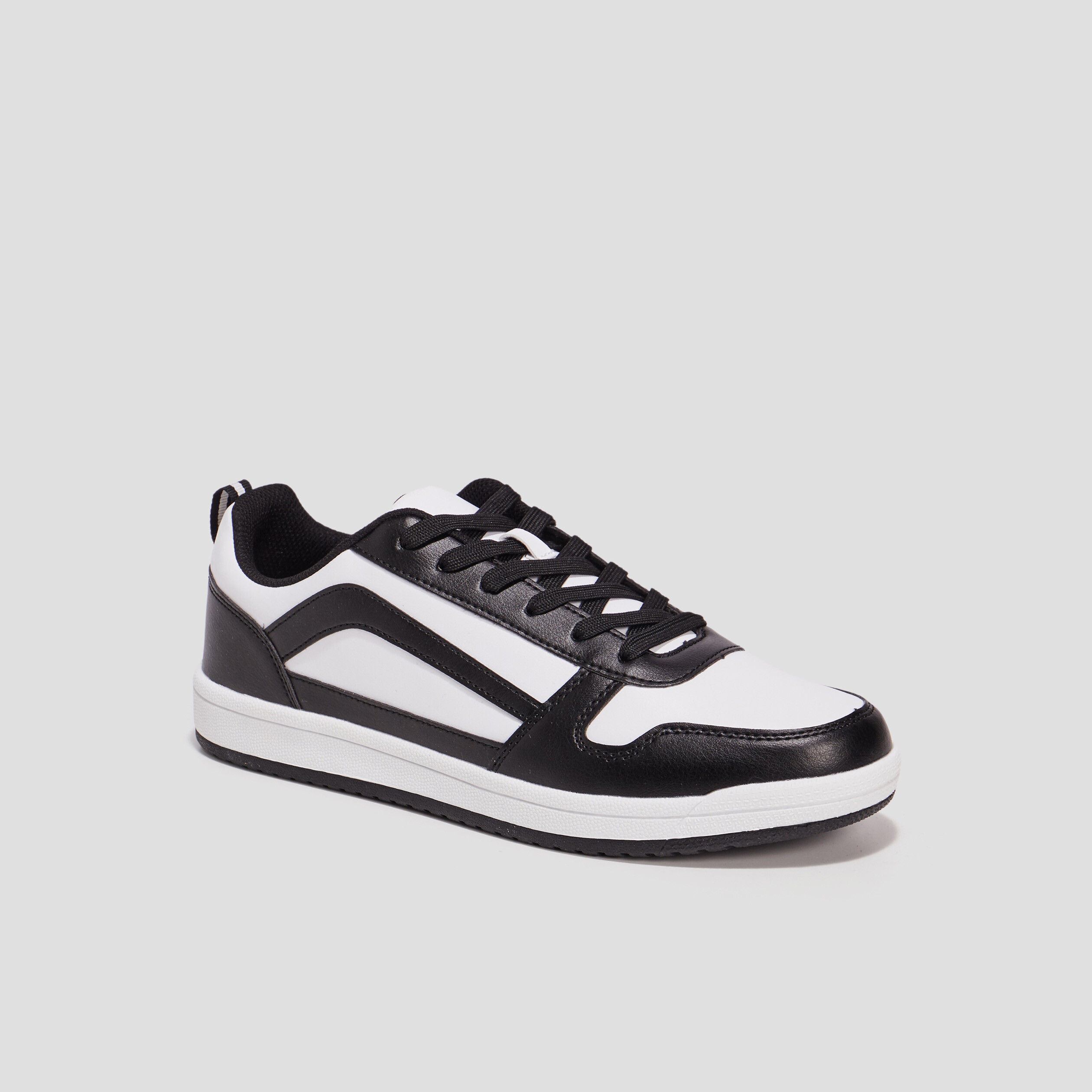 Tennis à lacets Liberto noir homme | La Halle
