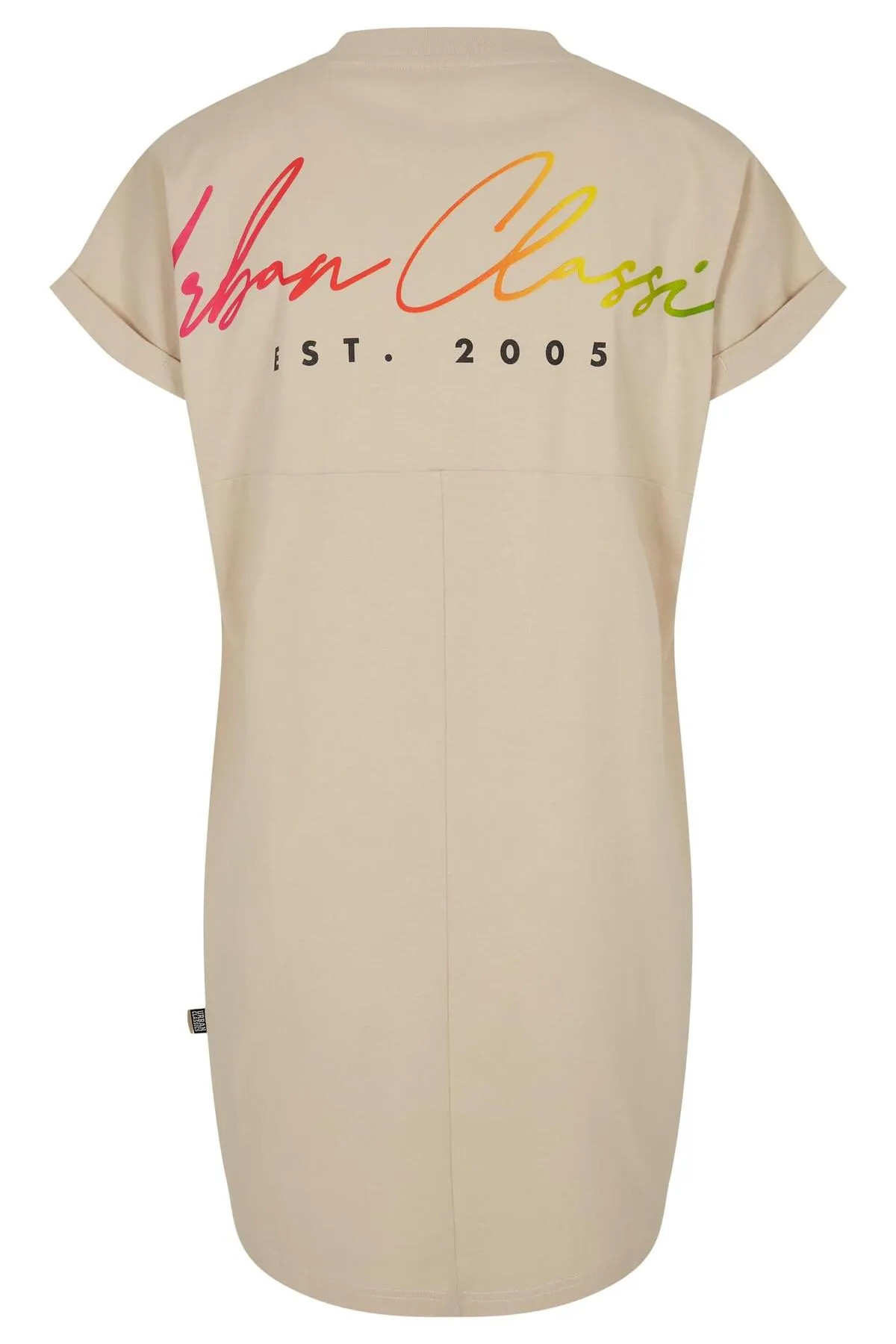 Urban Classics  Damen Rainbow T-Shirt-Kleid für Damen