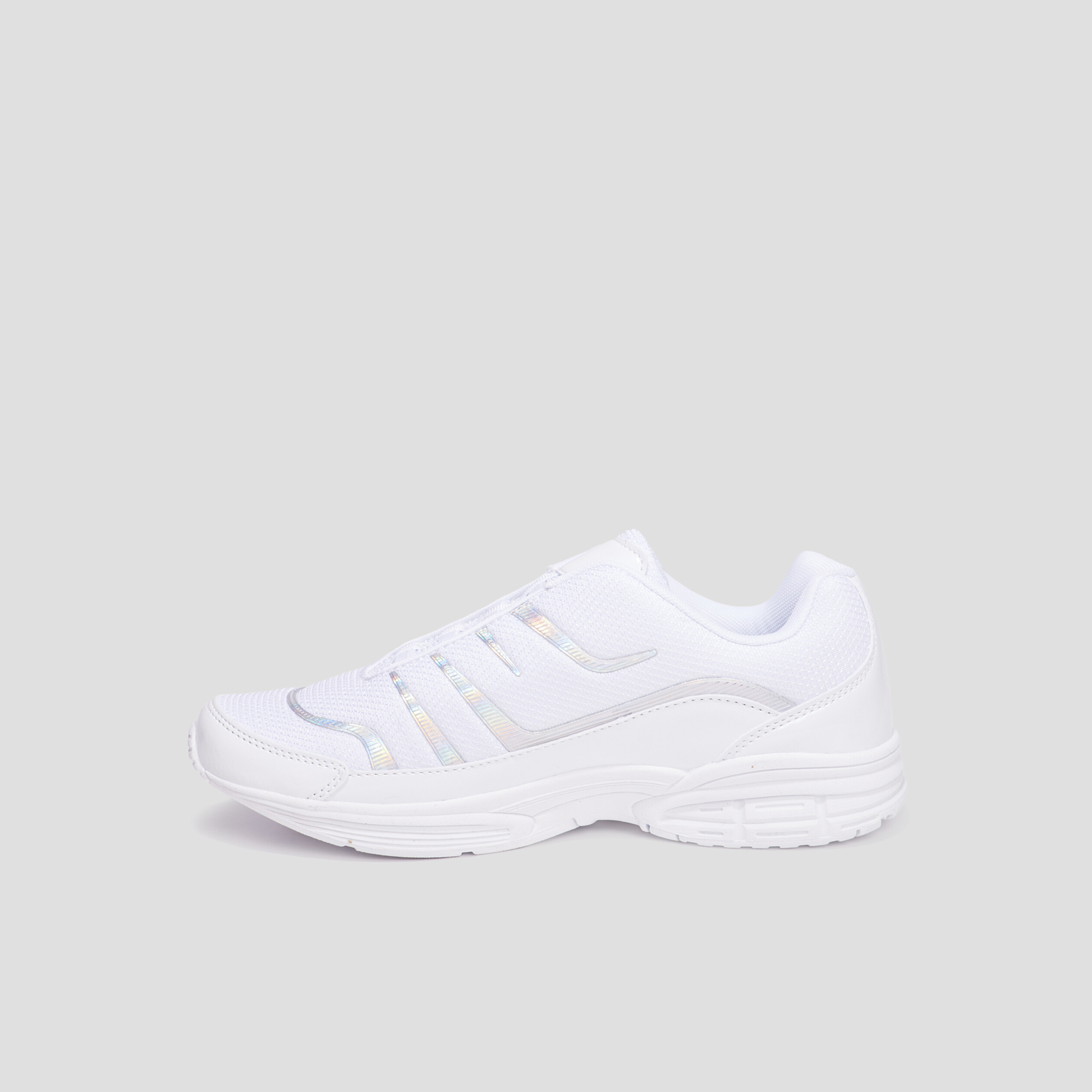 Baskets running élastiquées Liberto blanc femme | La Halle