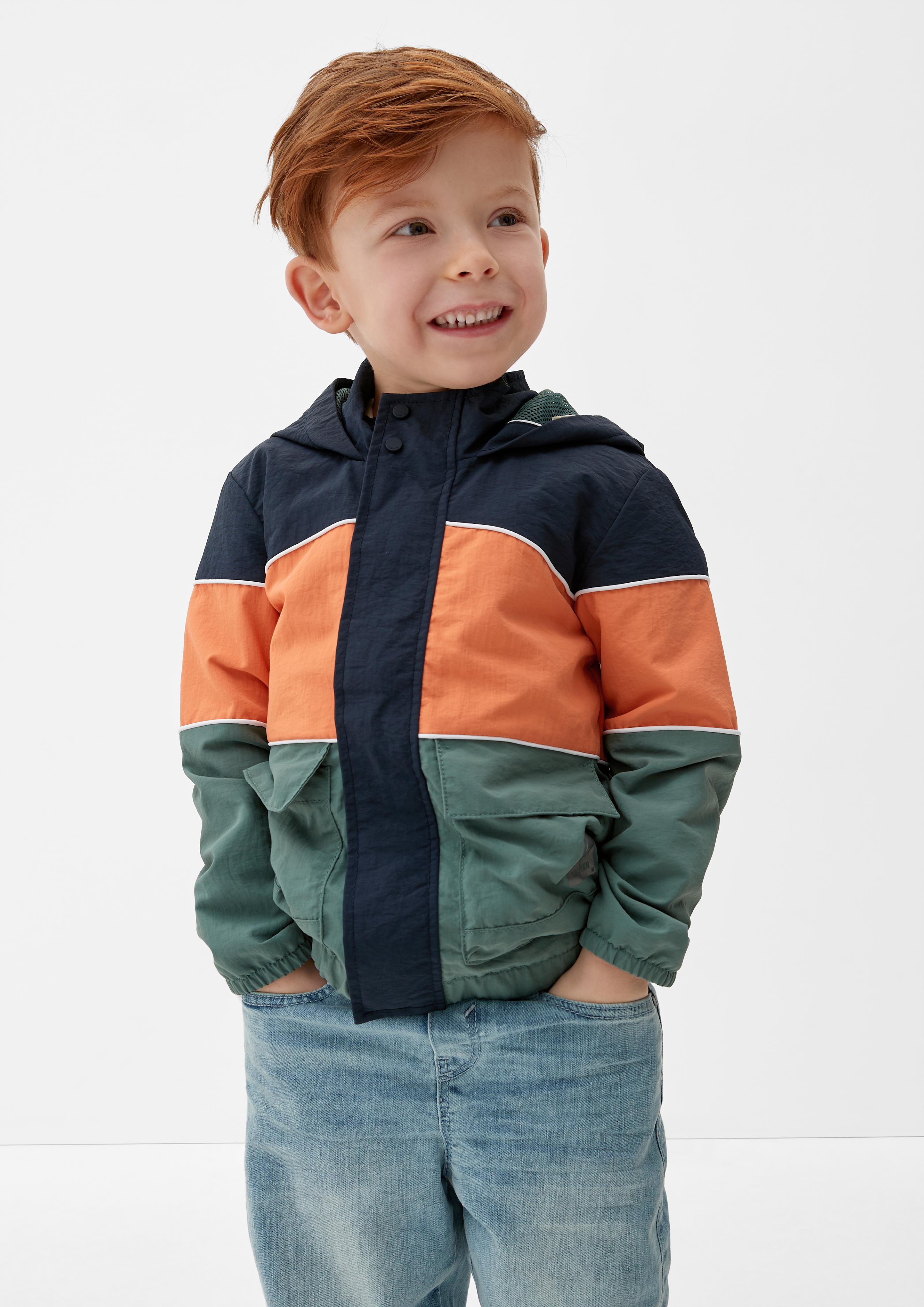 Windbreaker mit Kontrast-Details  2125068-6714