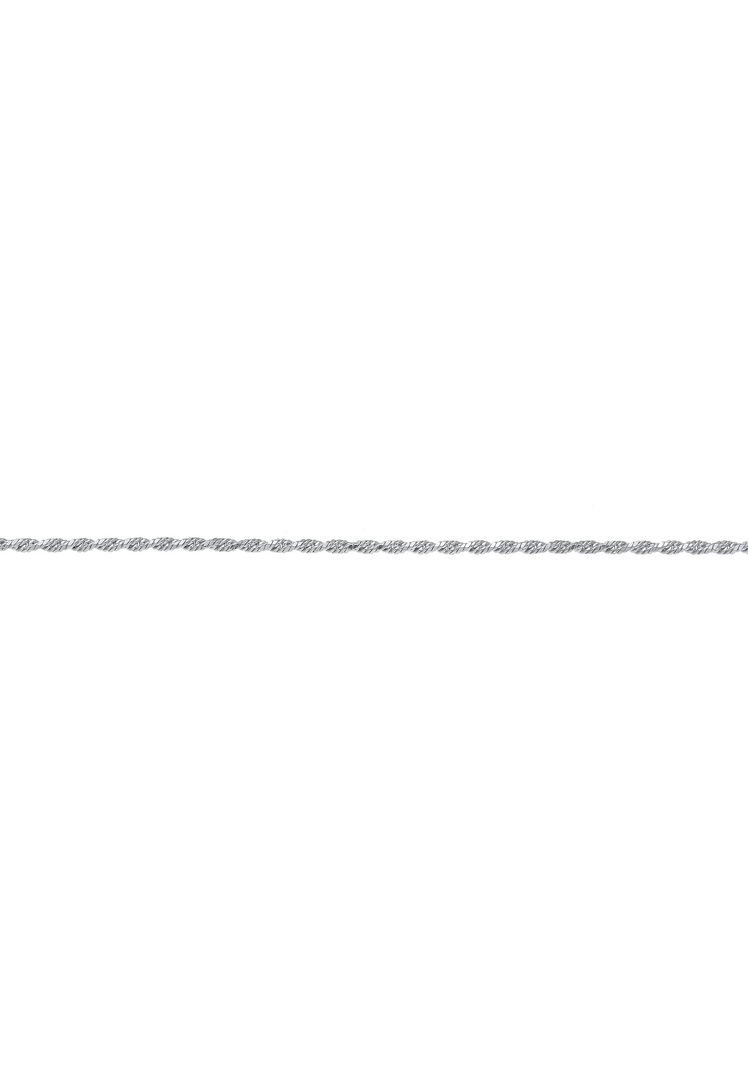 Elli Trendy basic twisted cord necklace for ladies in 925 sterling silver
