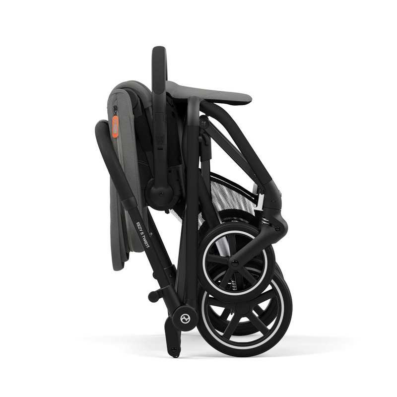 Poussette compacte Eezy Twist+ 2 Lava grey châssis black Cybex