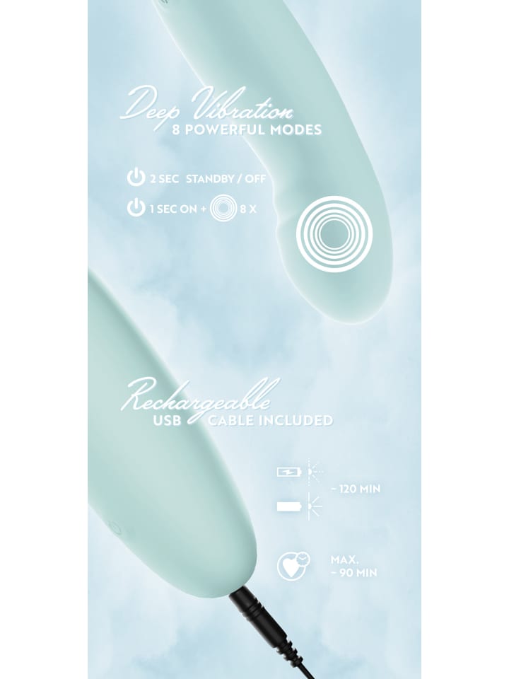 Cuties Vibrator G-Punkt-Vibrator in türkis günstig kaufen 15,5 cm