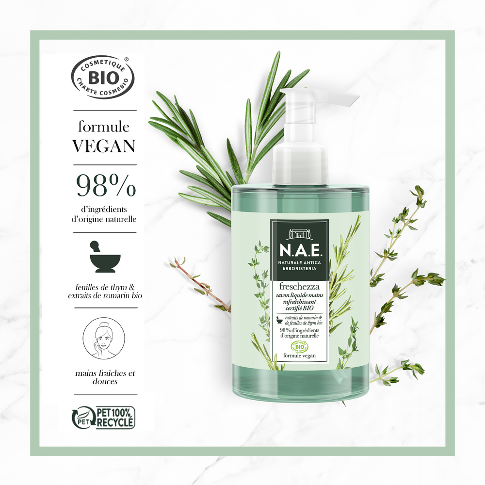N.A.E. N.A.E. Savon Liquide  Bio rafraîchissant - freschezza Savon liquide