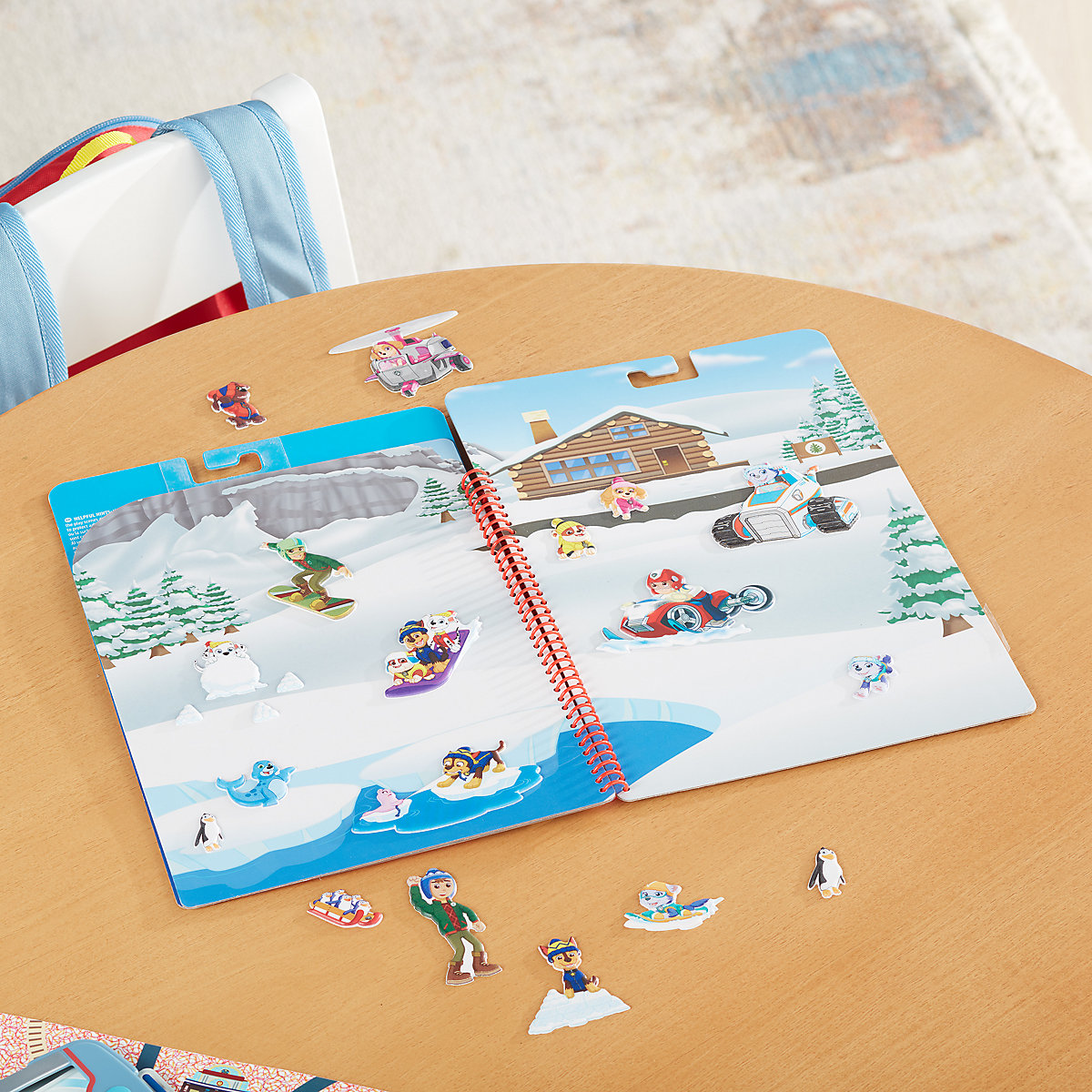 PAW Patrol wiederaufklebbare, bauschige Sticker – Jake´s Berg