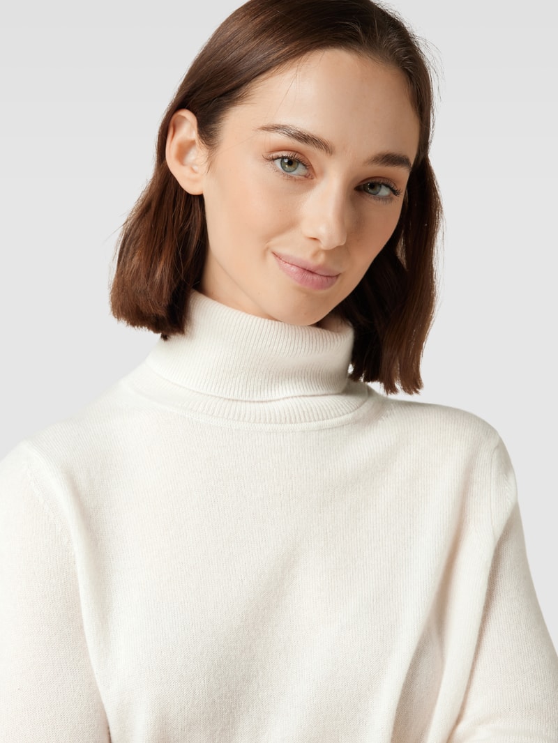 Longsleeve aus Kaschmir in offwhite